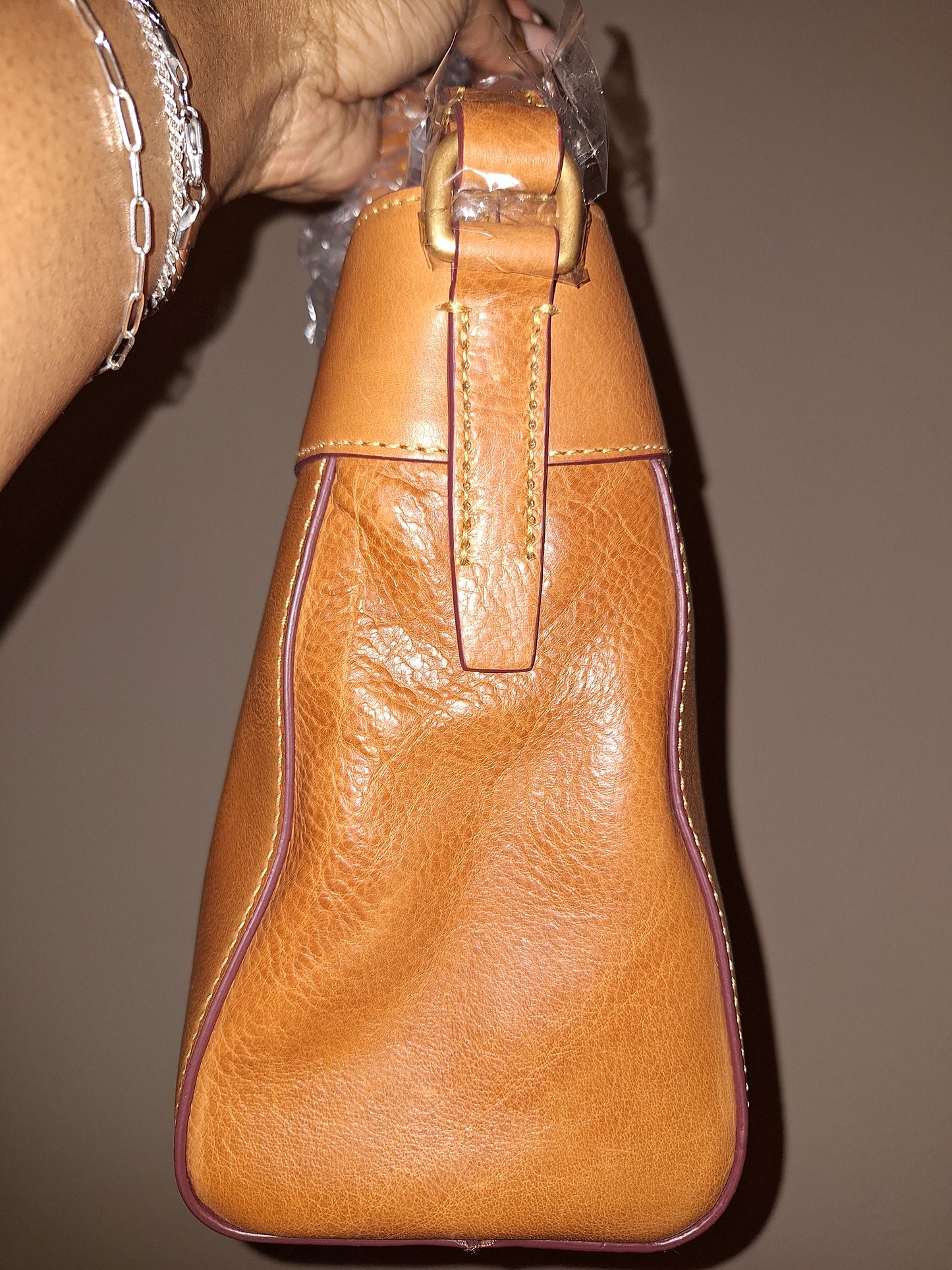 Dooney & Bourke Florentine Amelie Tote - Natural with Leather Interior - NWT (Price Includes Shipping)