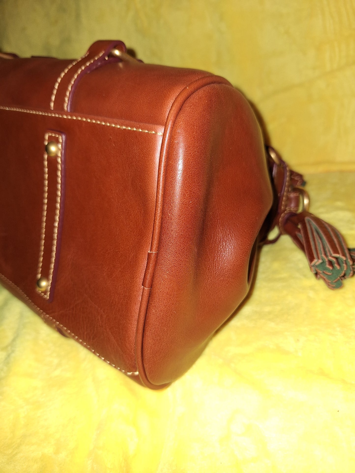 Dooney & Bourke (Large)  Florentine Leather Satchel & Matching Wallet - Ginger - NWT - Price Includes Shipping