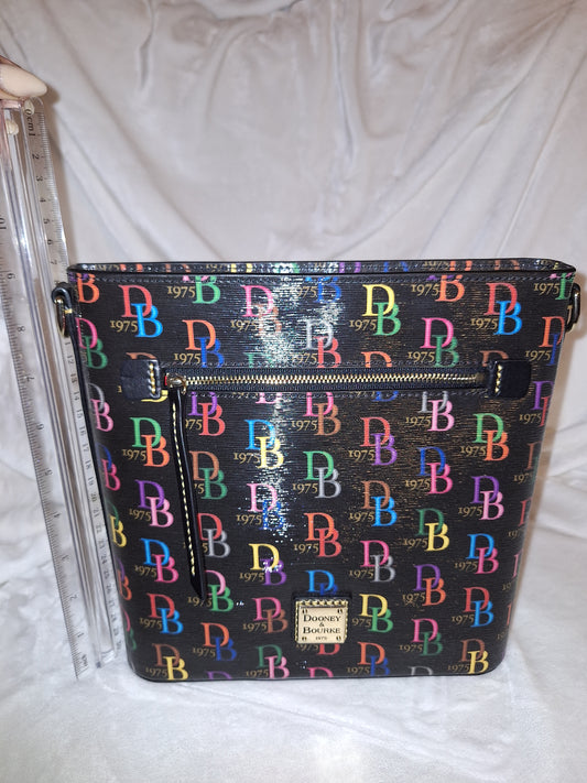 Dooney & Bourke Multicolor Monogram Zip Crossbody - NWOT - (Price Includes Shipping)