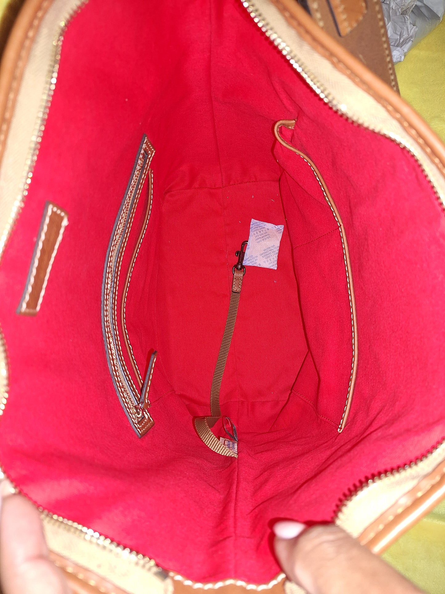 Dooney & Bourke Large Ostrich Hobo Bucket Bag - Hot Pink - EUC (Price Includes Shipping)