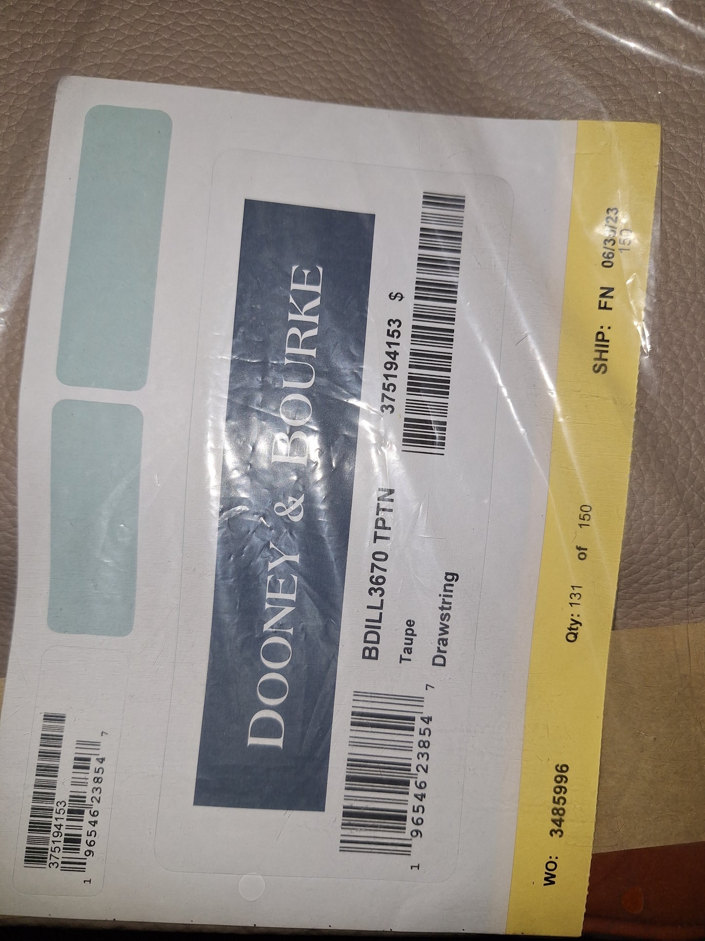 Dooney & Bourke Dillen Drawstring Bag - Taupe - NWT (Price Includes Shipping)