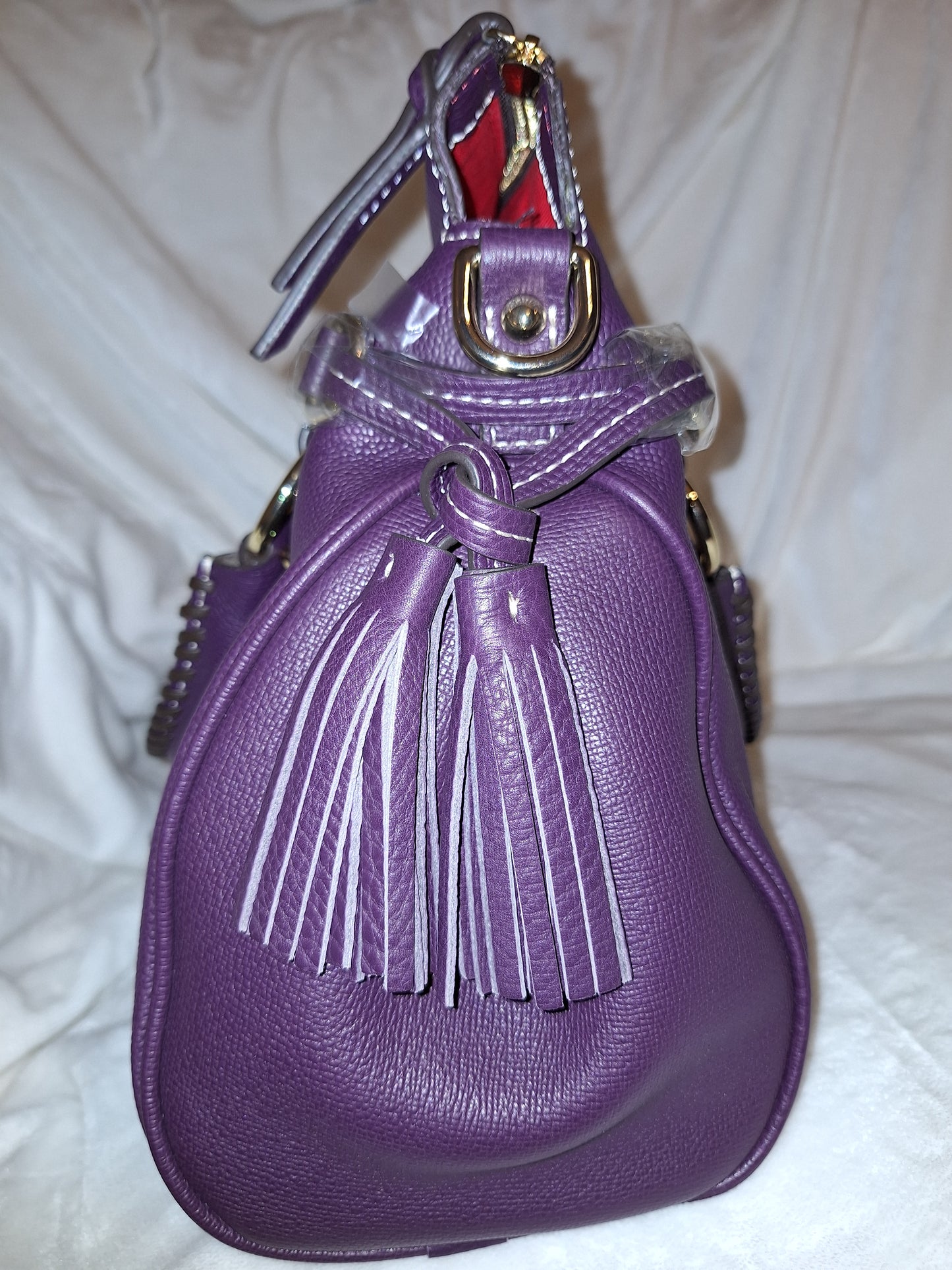 Dooney & Bourke Leather Satchel - Purple - NWT (Price Includes Shipping)