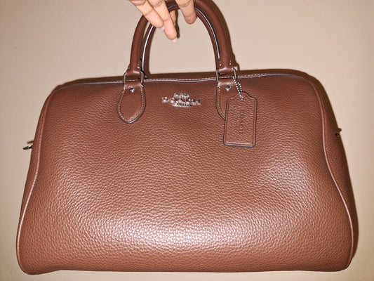 Coach Large Rowan Maple - EUC (Price Includes Shipping)