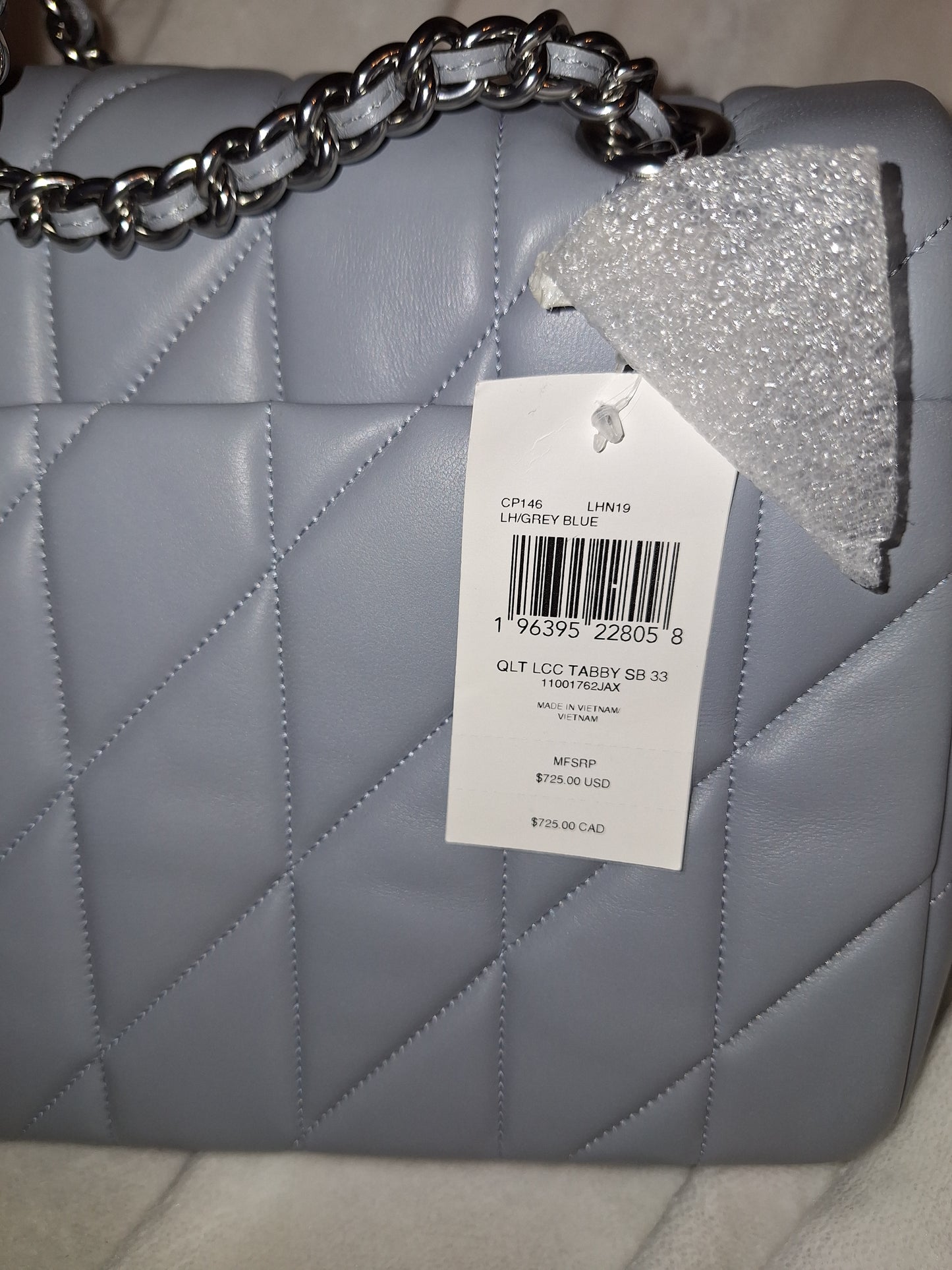 Coach Tabby 33 - Grey Blue - NWT (Price Includes Shipping)