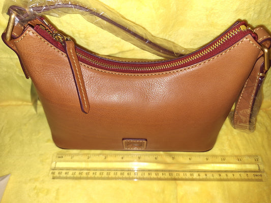 Dooney & Bourke Florentine Leather Baguette - Natural - NWT (Price Includes Shipping)