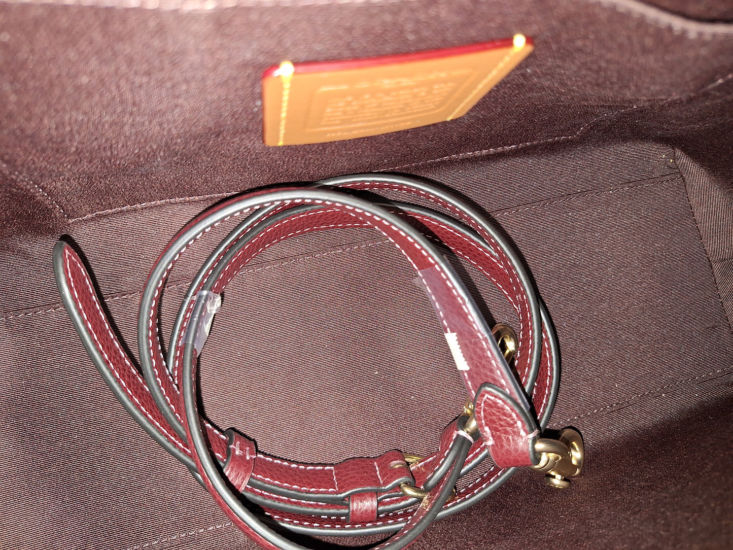 Coach Georgia Satchel - Leather - Merlot - NWT (Price Includes Shipping)