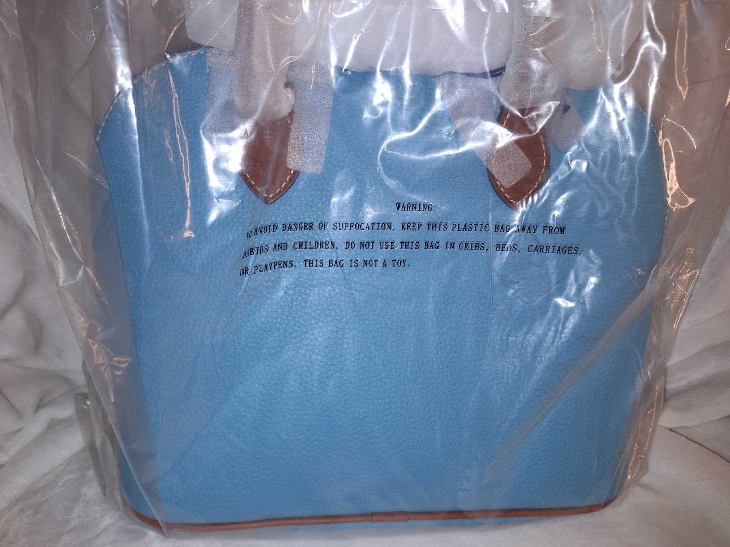 Dooney & Bourke Domed Satchel - Sky Blue - NWT  (Price Includes Shipping)