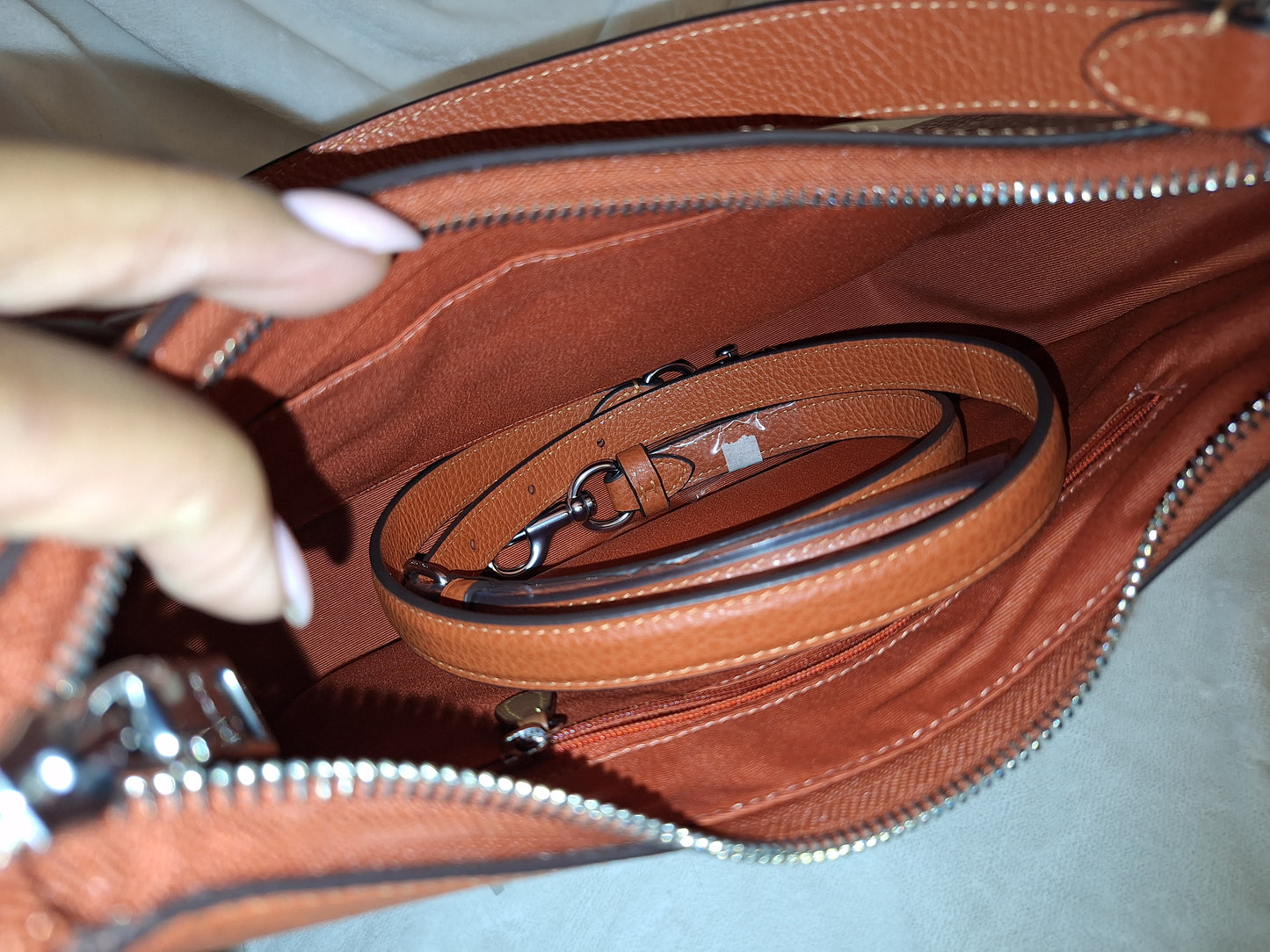 Coach Teri Shoulder Bag - Deep Orange - NWT - (Price Includes Shipping)