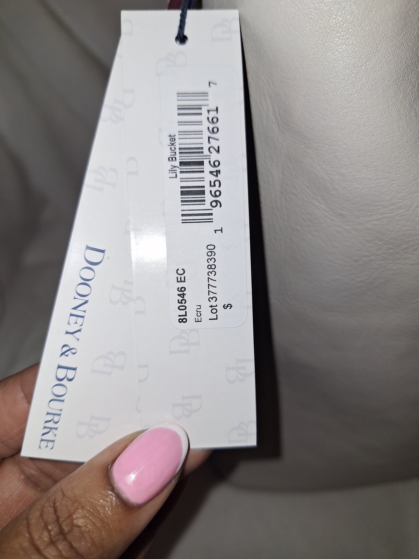 Dooney & Bourke Florentine Lily Bucket Bag - Ecru - NWT - (Price Includes Shipping)