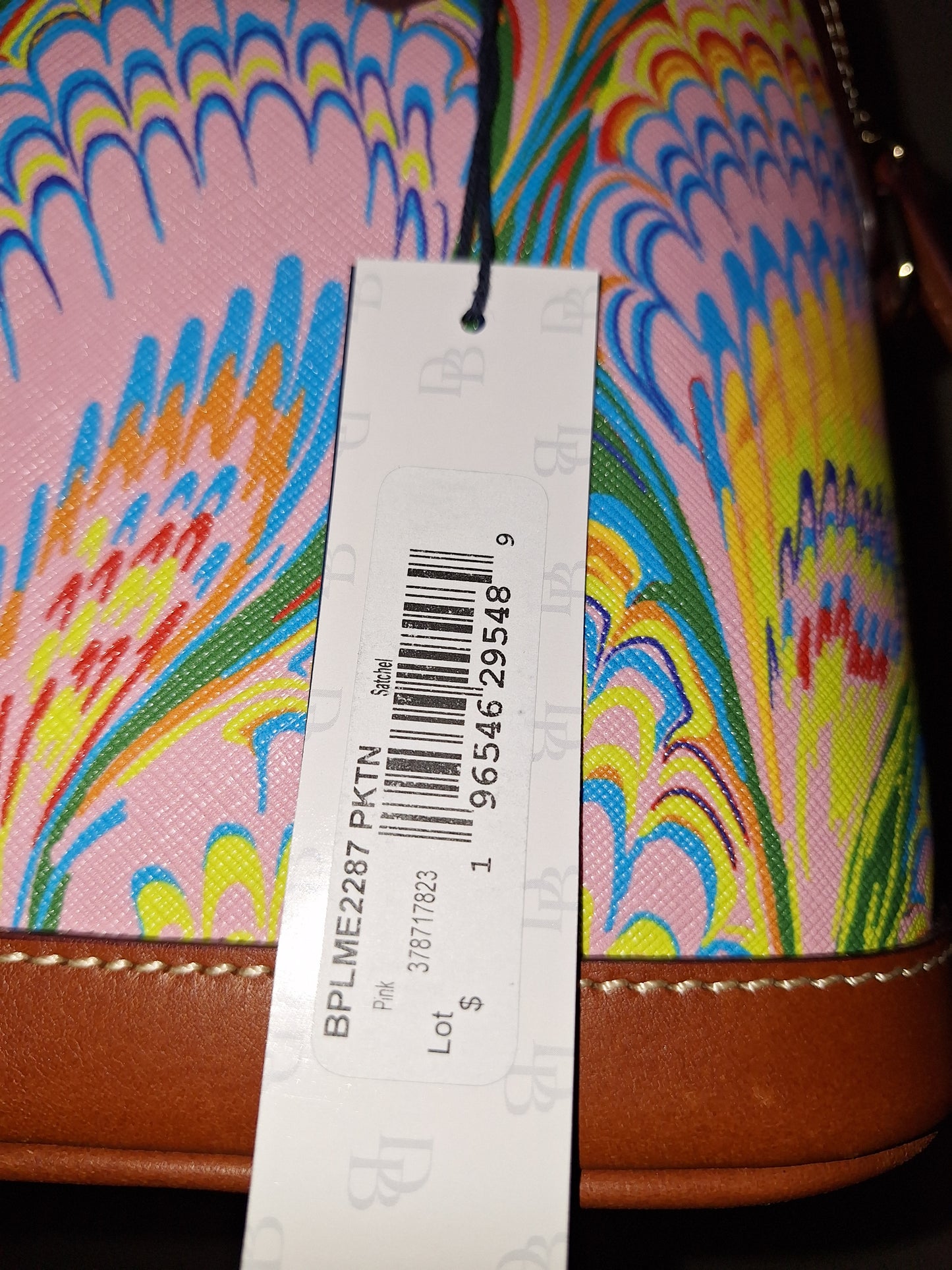 Dooney & Bourke Plumes Satchel - Pink - NWT - (Price Includes Shipping)