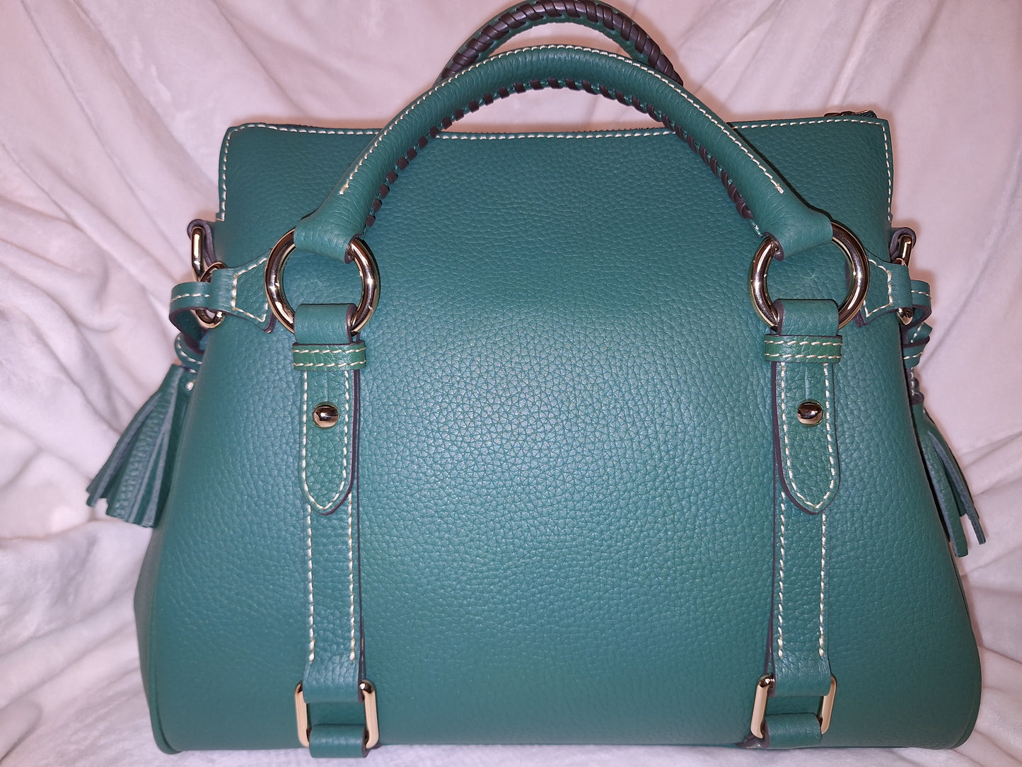 Dooney & Bourke Pebble Leather Satchel - Kelly Green - NWT (Price Includes Shipping)