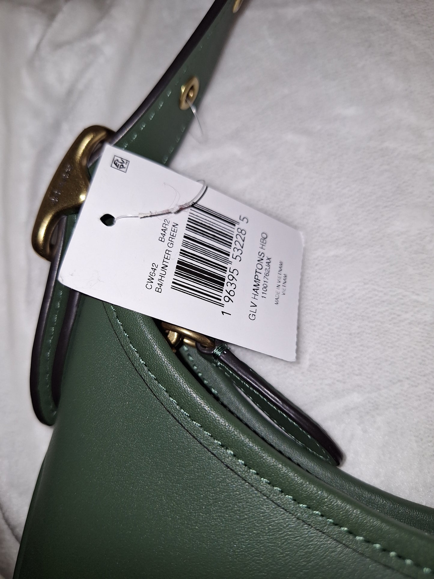 Coach Hamptons Hobo - Hunter Green - NWT (Price Includes Shipping)