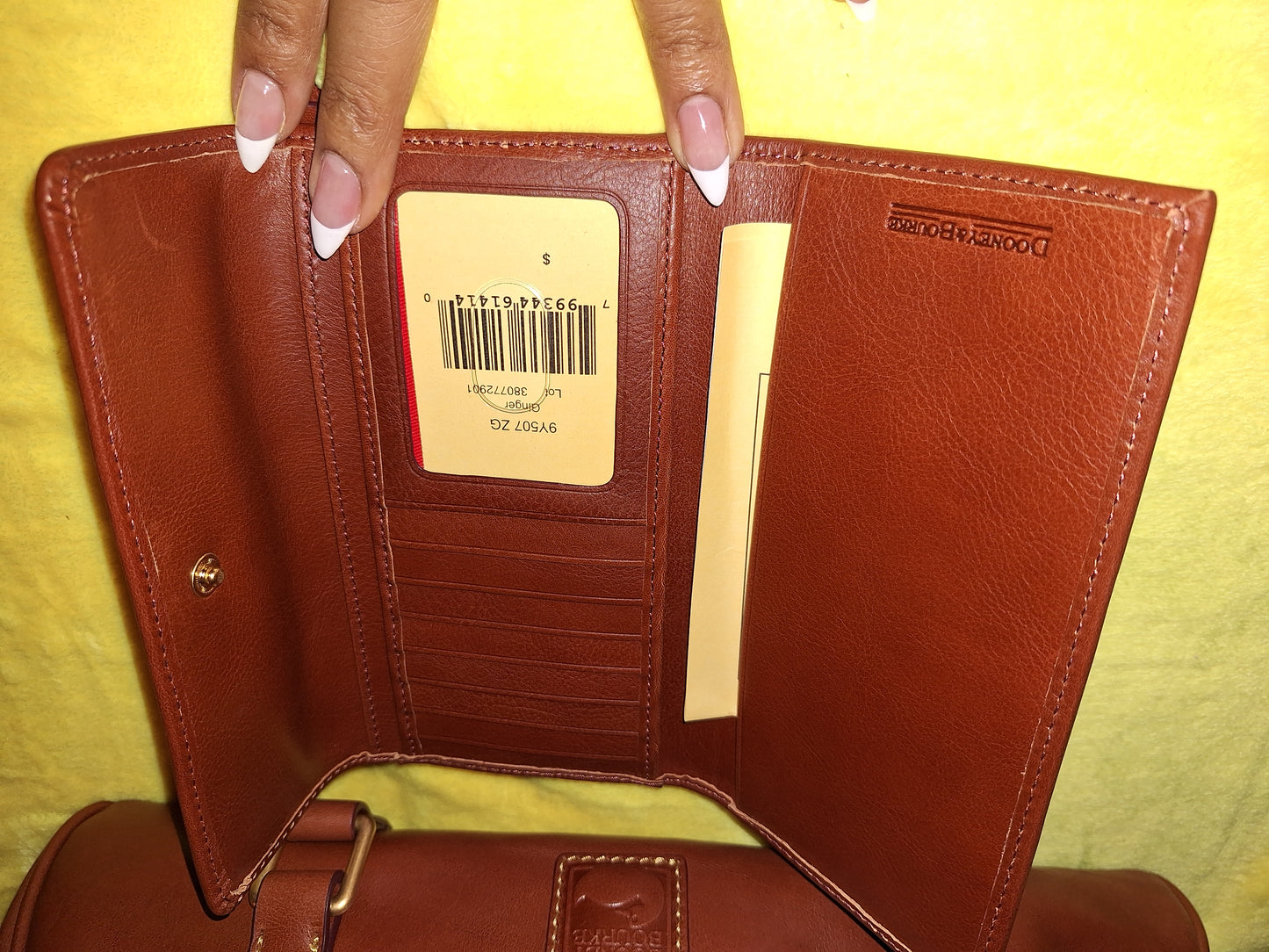 Dooney & Bourke (Large)  Florentine Leather Satchel & Matching Wallet - Ginger - NWT - Price Includes Shipping