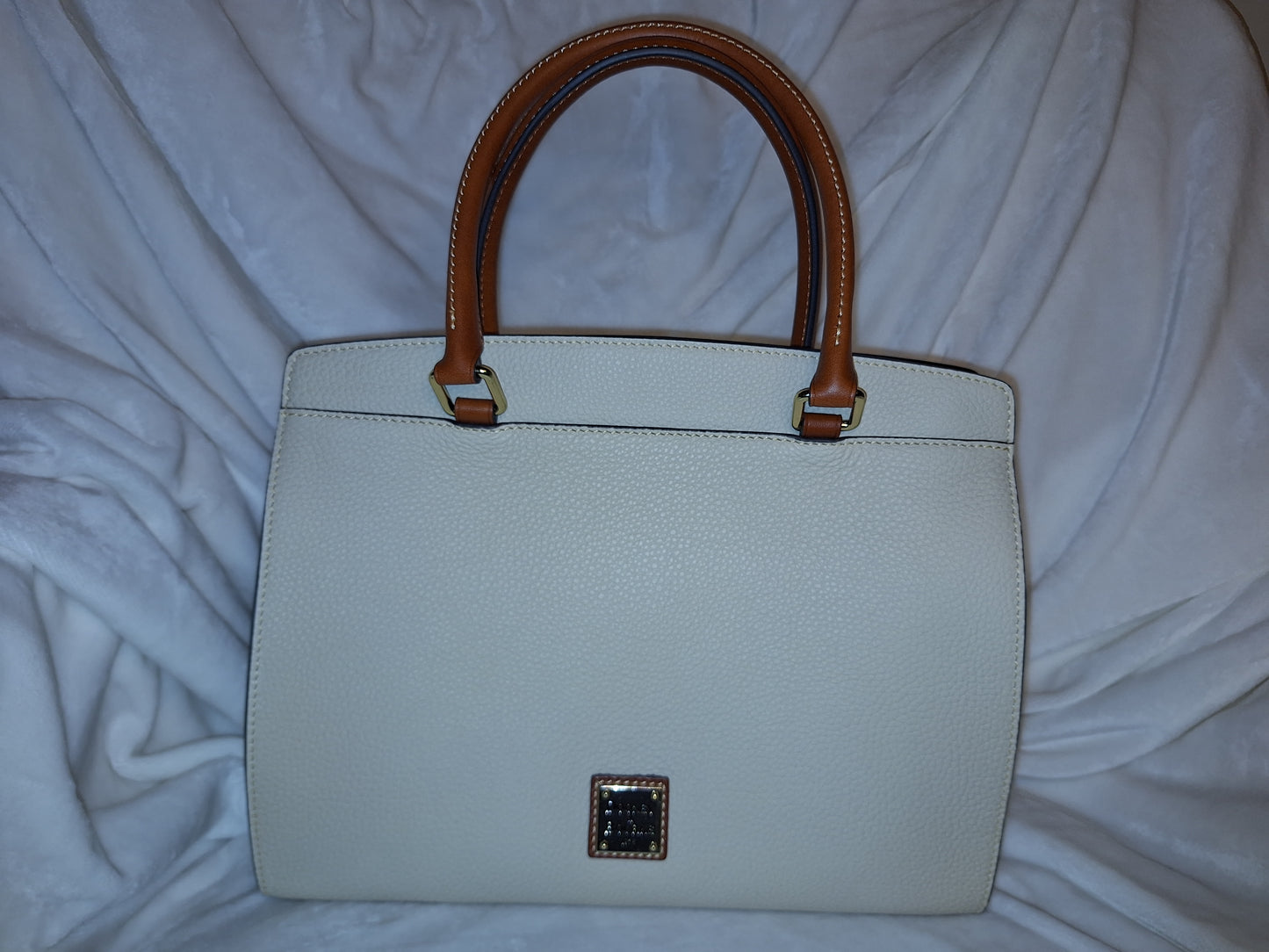 Dooney & Bourke Blair Satchel & Matching Carrington Wristlet Wallet - Bone - NWT (Price Includes Shipping)