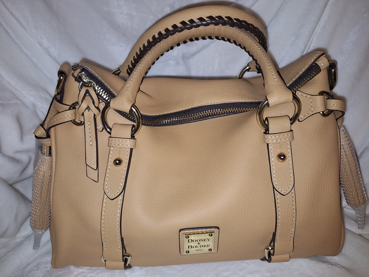 Dooney & Bourke Leather Satchel - Tan - NWT (Price Includes Shipping)