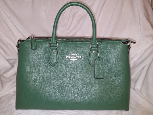 Coach Georgia Satchel - Leather - Shamrock - NWT (Price Includes Shipping)