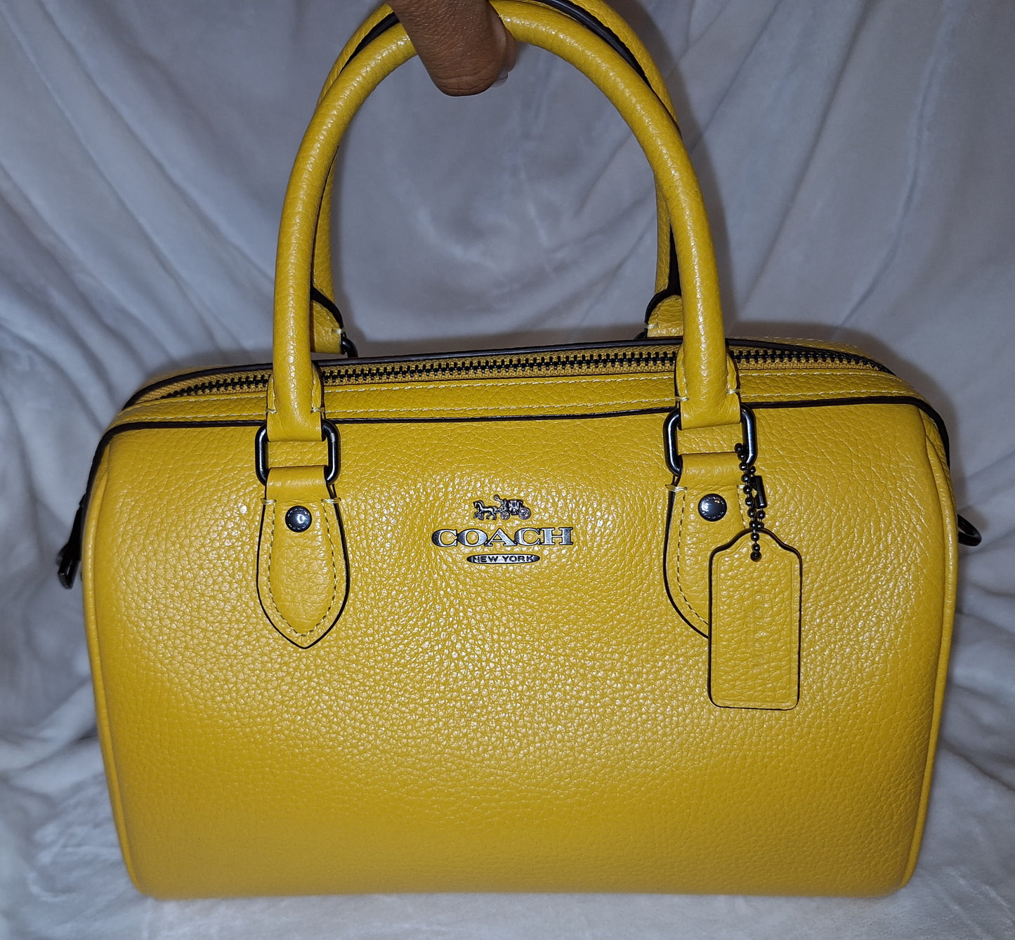 Coach Rowan Satchel - Tumeric  - GUC - (Price Includes Shipping)