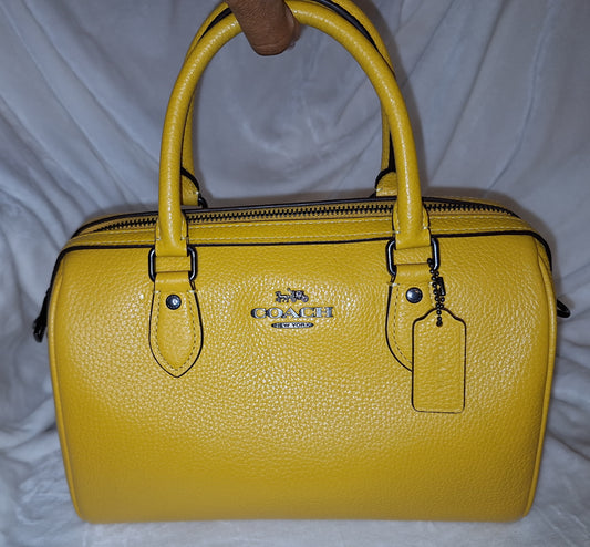 Coach Rowan Satchel - Tumeric  - GUC - (Price Includes Shipping)