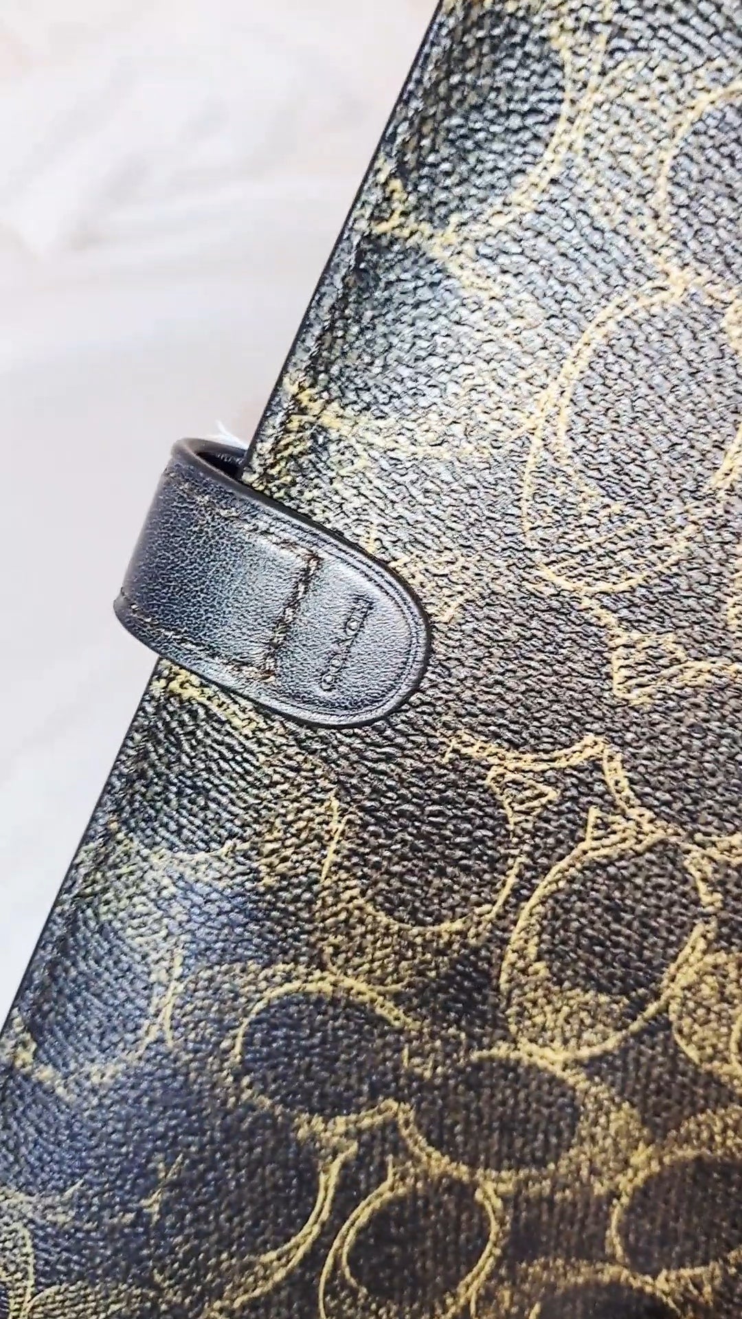 Coach Loved Leather Signature Canvas Notebook - NWT (Price Includes Shipping)