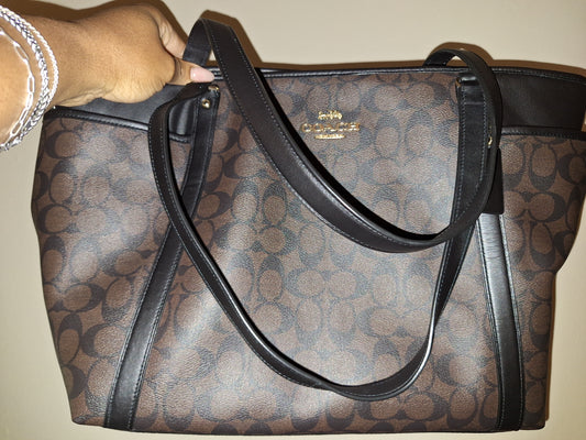 Coach Baby Bag Tote - Walnut/Black - NWT (Price Includes Shipping)