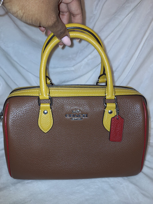 Coach Rowan - Saddle Colorblock - EUC (Price Includes Shipping)