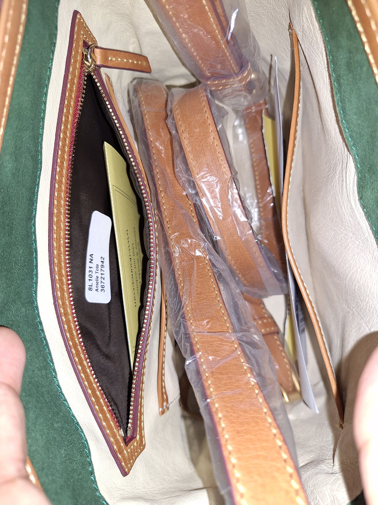 Dooney & Bourke Florentine Amelie Tote - Natural with Leather Interior - NWT (Price Includes Shipping)