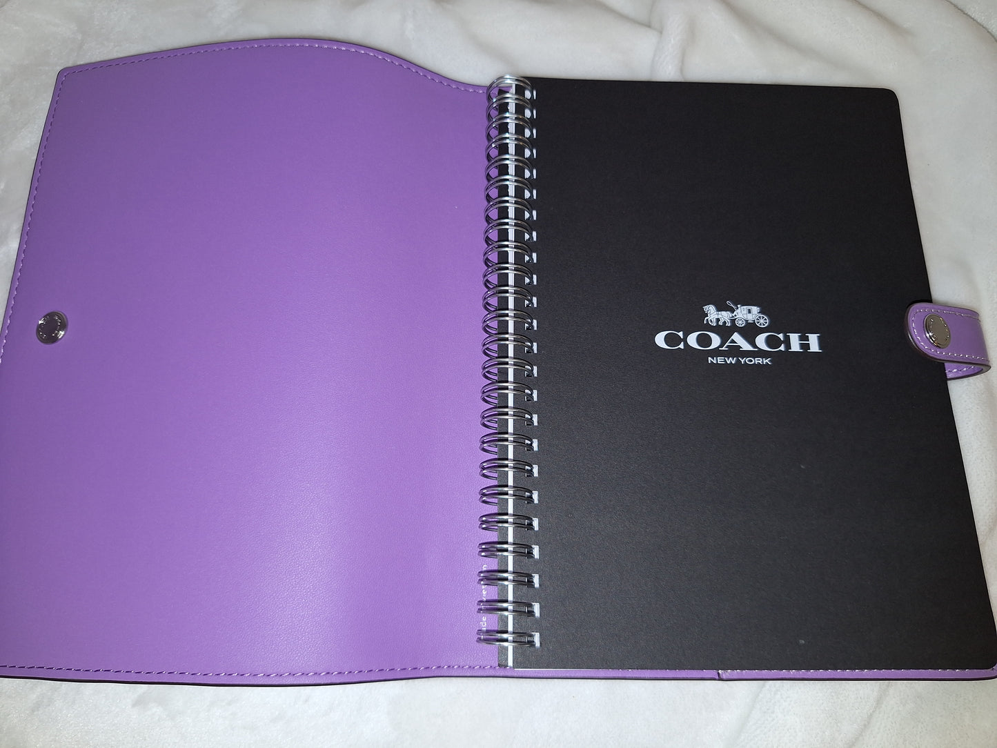Coach Notebook - Signature Canvas - Iris - NWT (Price Includes Shipping)