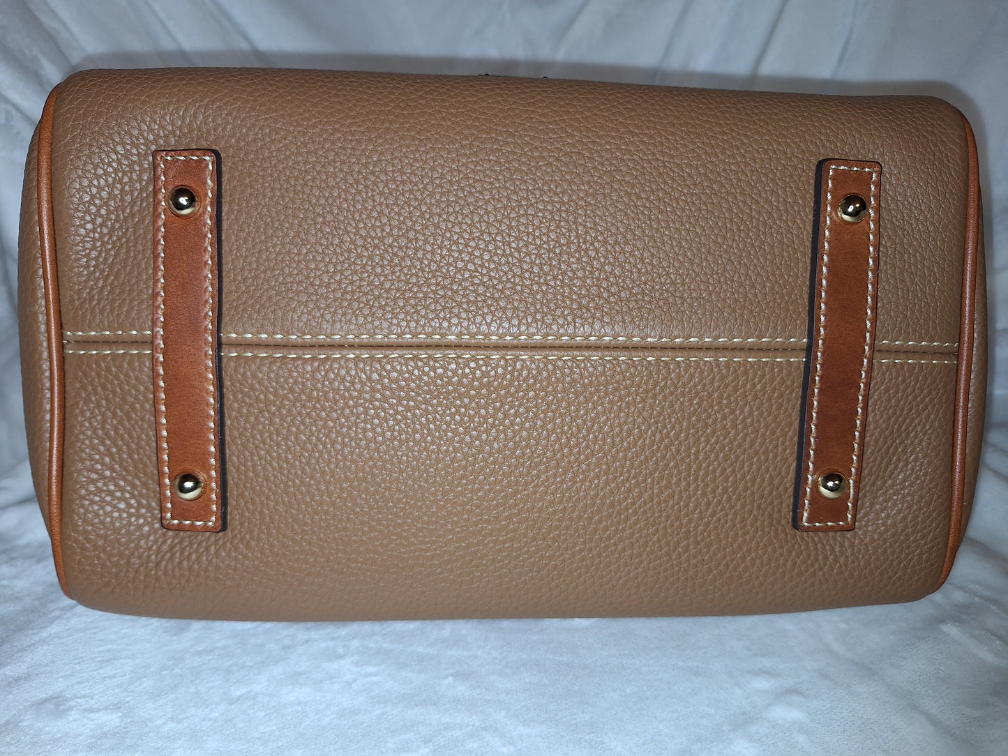 Dooney & Bourke Barrel Satchel  - Pebble Leather - Caramel - NWT (Price Includes Shipping)