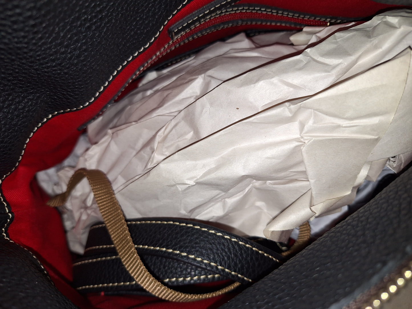 Dooney & Bourke Pebble Leather Satchel - Black/Black - NWOT (Price Includes Shipping)