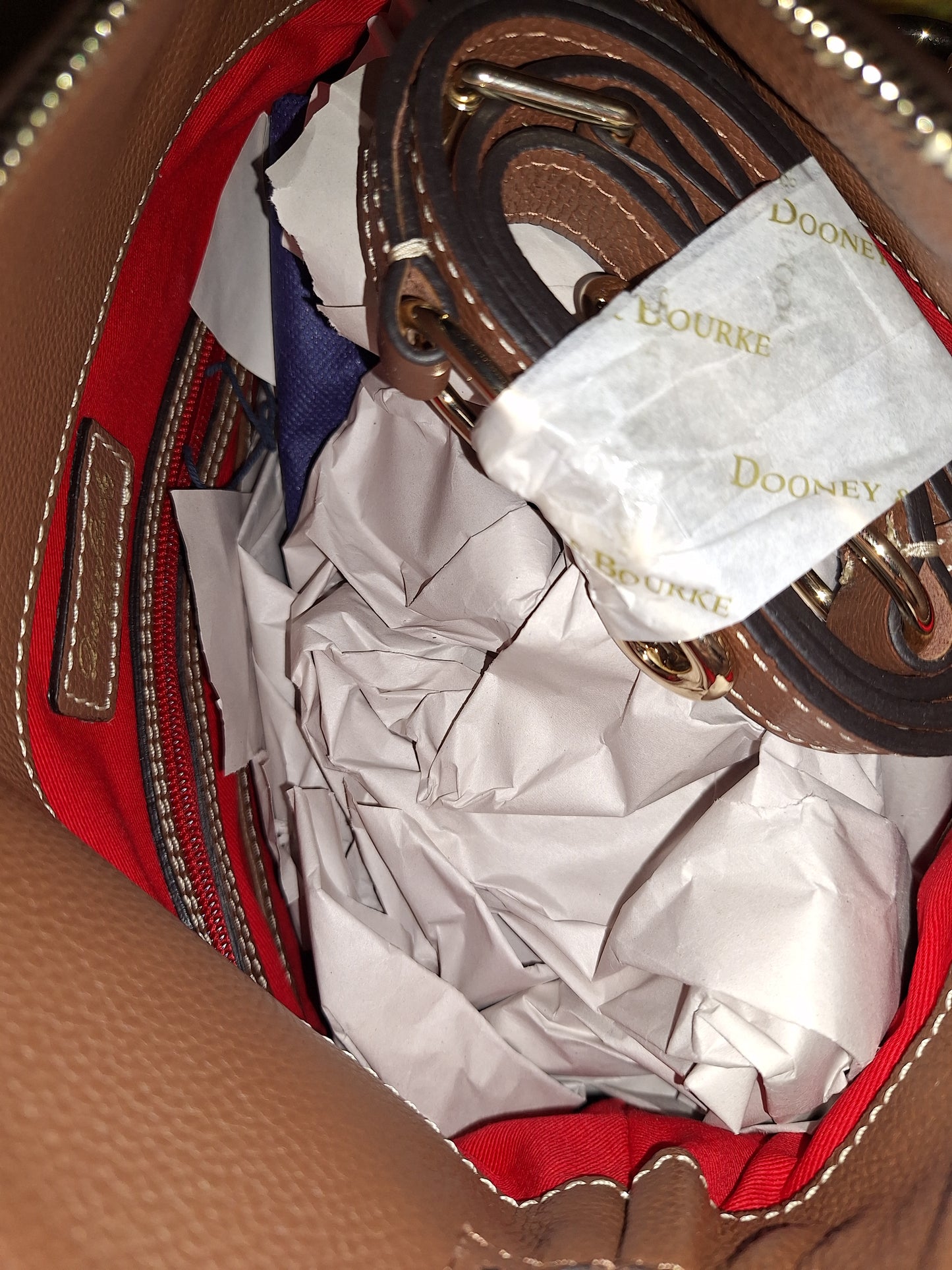 Dooney & Bourke Sorrento Satchel - Brown - NWT (Price Includes Shipping)