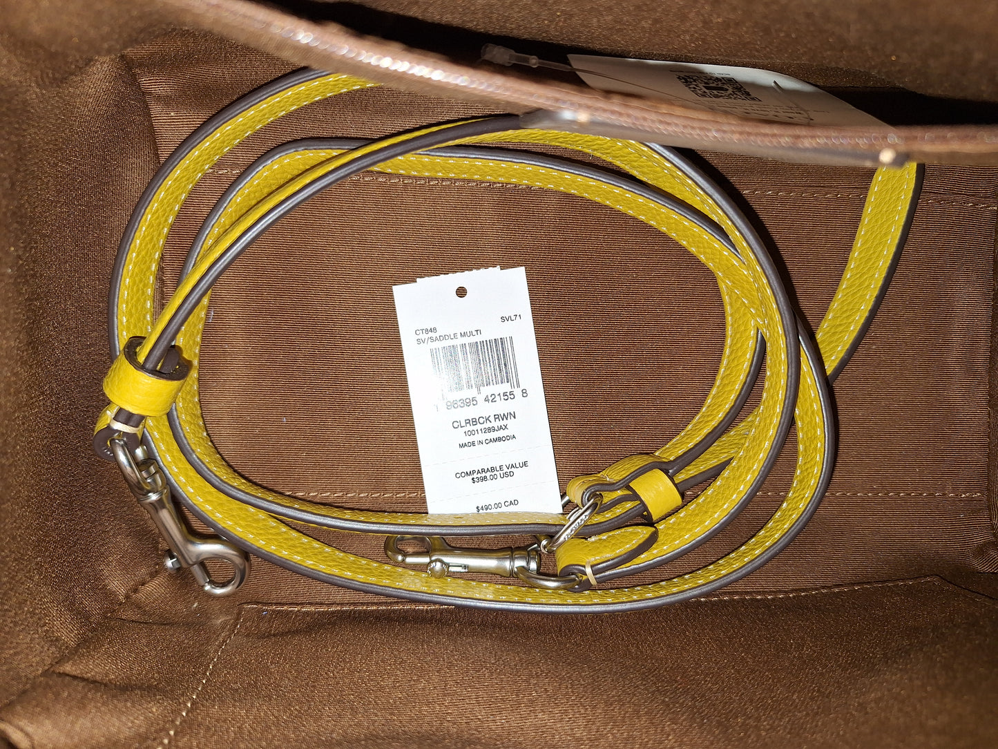 Coach Rowan - Saddle Colorblock - EUC (Price Includes Shipping)