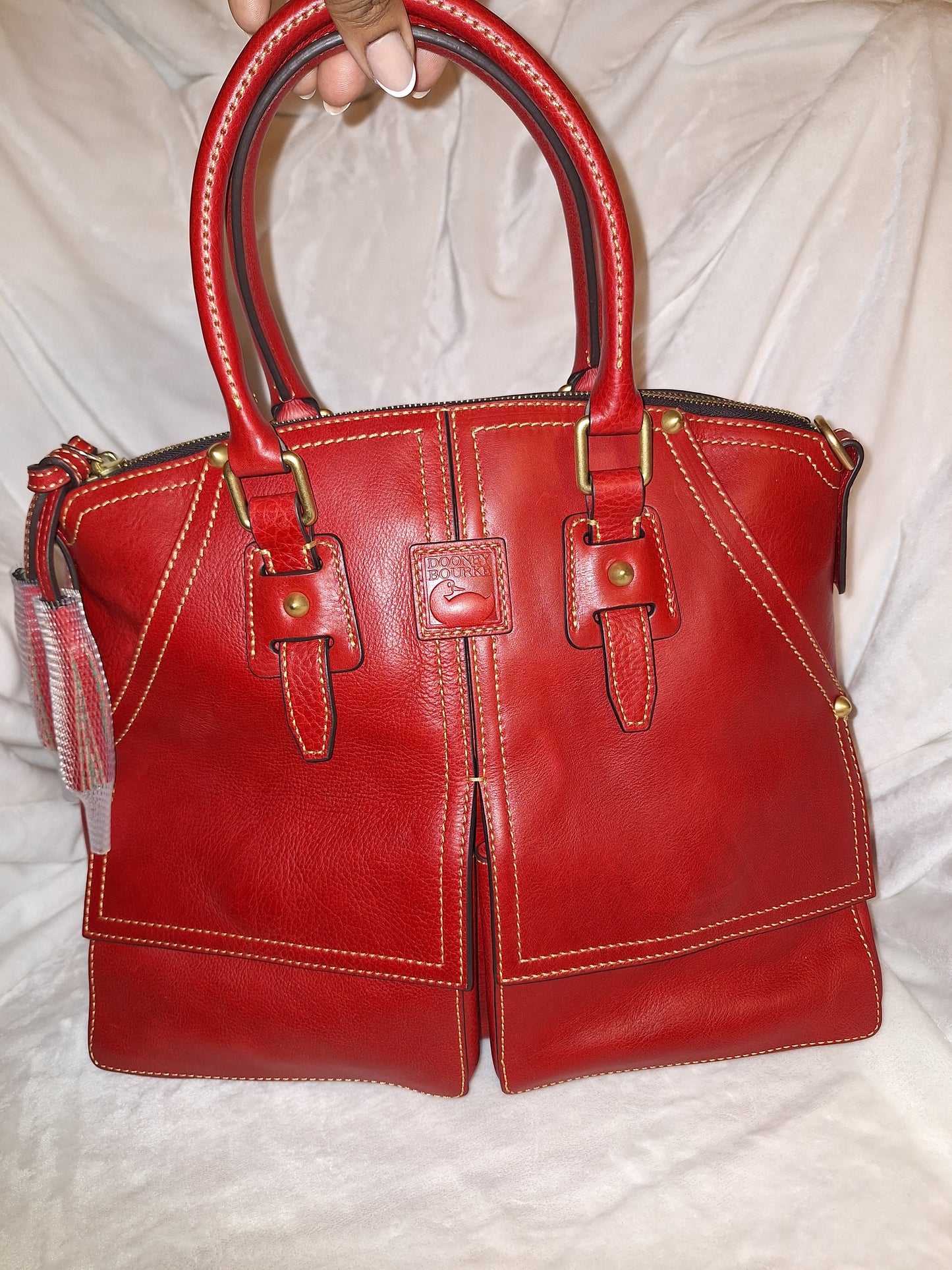 Dooney & Bourke Florentine Clayton Satchel - Red - NWT (Price Includes Shipping)