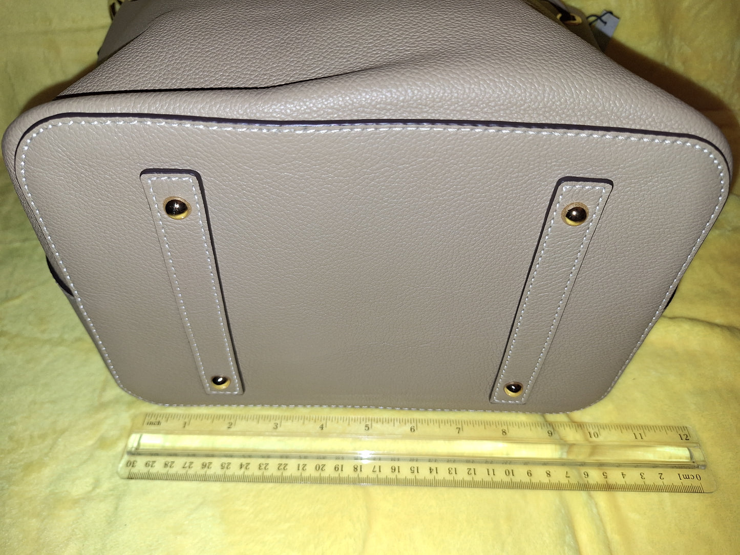 Dooney & Bourke Sorrento Leather Drawstring Bag - NWT - Khaki (Price Includes Shipping)