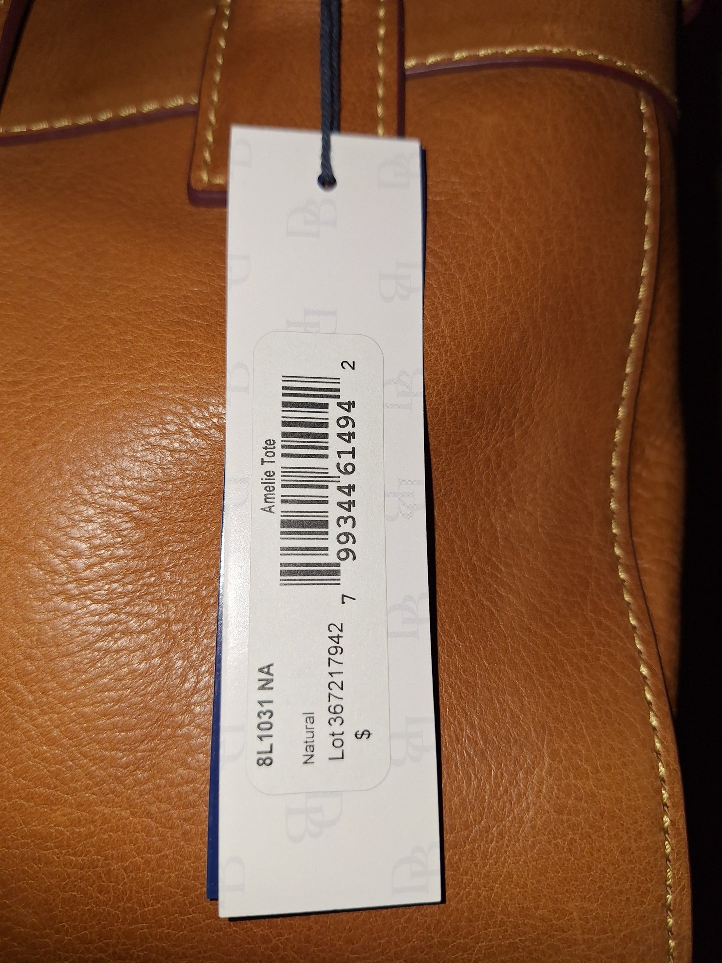 Dooney & Bourke Florentine Amelie Tote - Natural with Leather Interior - NWT (Price Includes Shipping)