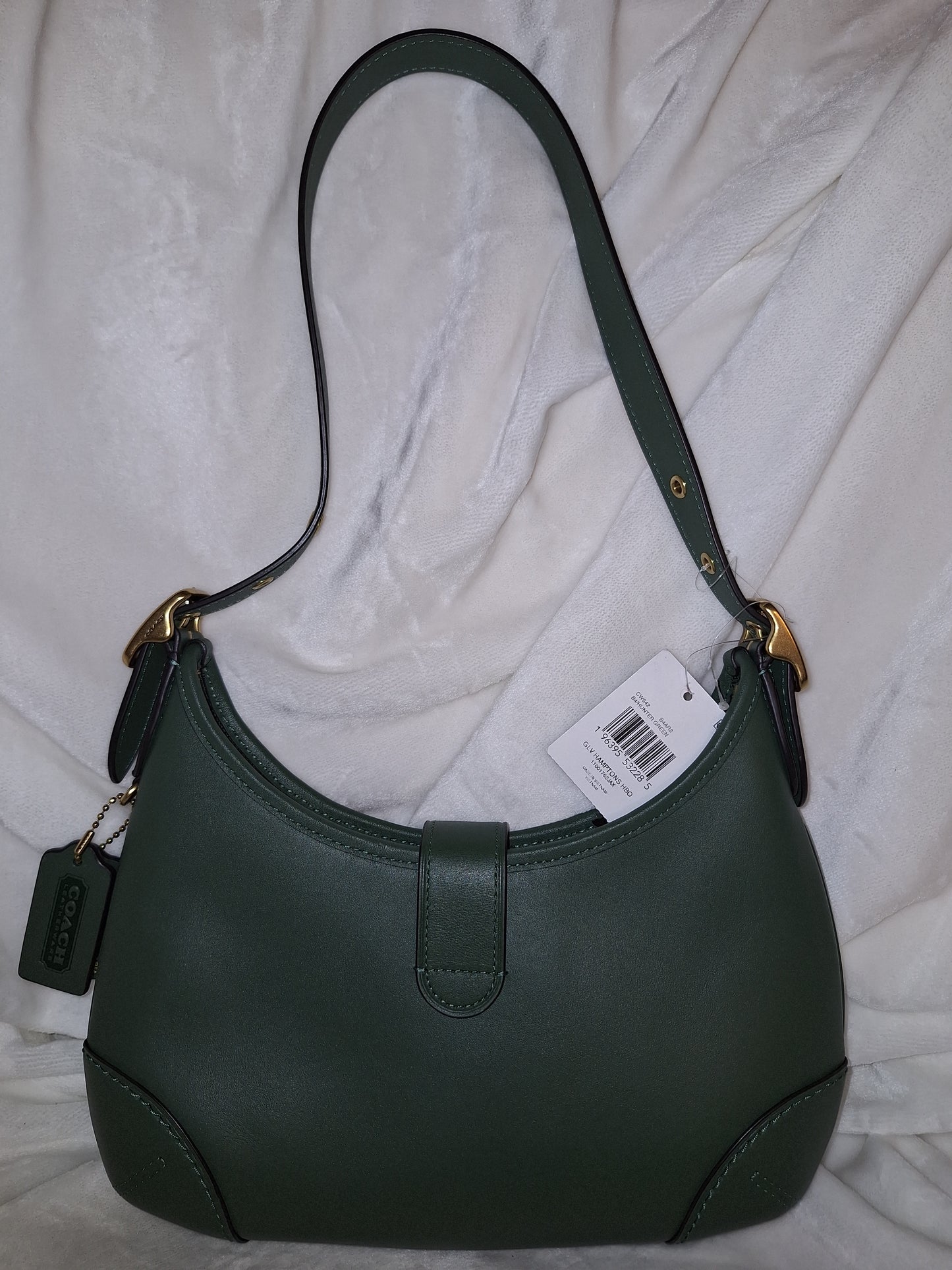 Coach Hamptons Hobo - Hunter Green - NWT (Price Includes Shipping)