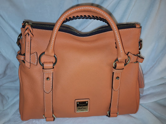 Dooney & Bourke Leather Satchel - Orange - NWT (Price Includes Shipping)