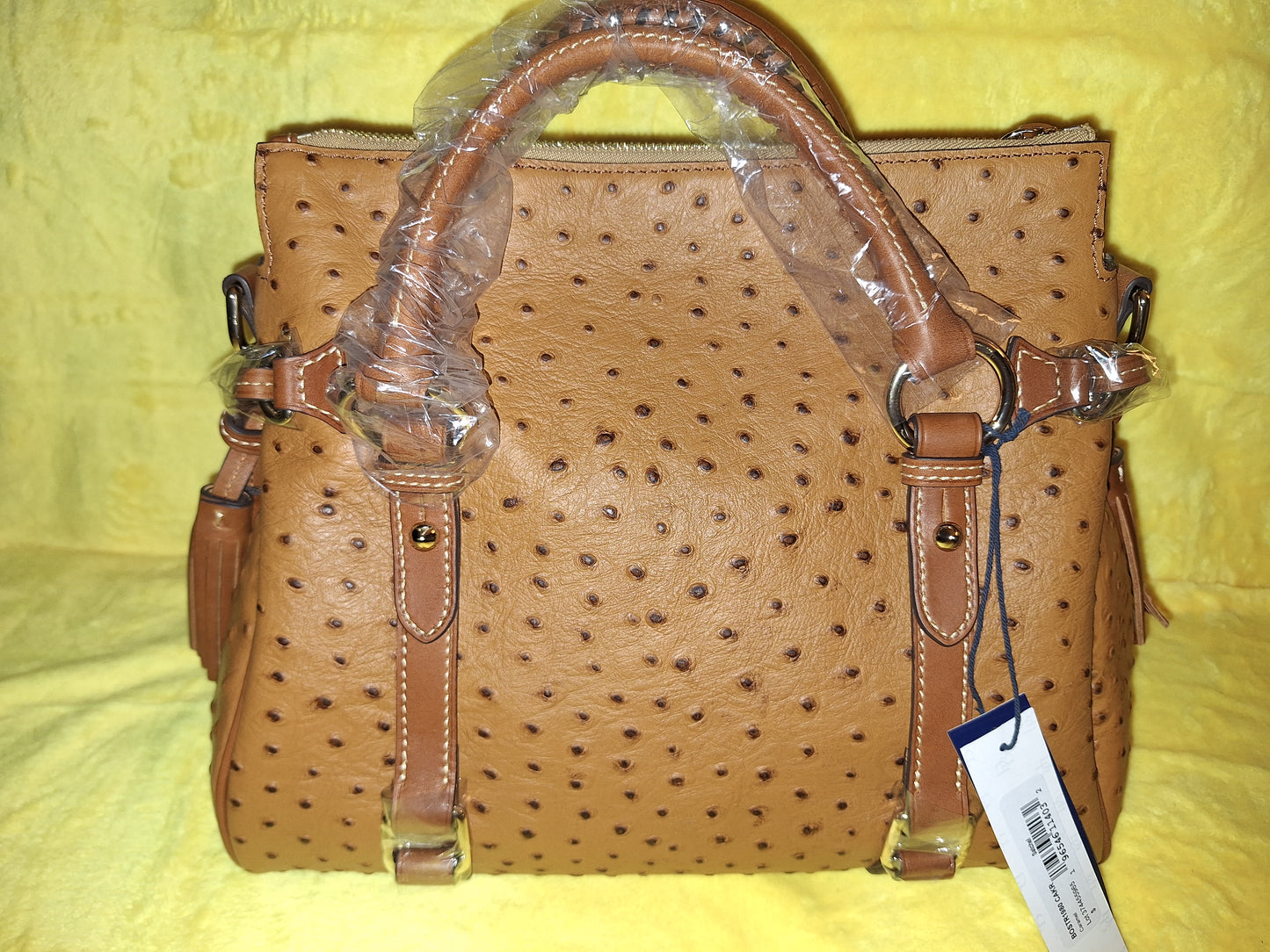 Dooney & Bourke Large Leather Satchel - Caramel - NWT - Price Includes Shipping