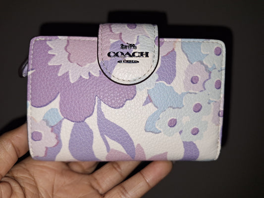 Coach Floral Wallet - Lilac/Lavender/Multi - NWT (Price Includes Shipping)