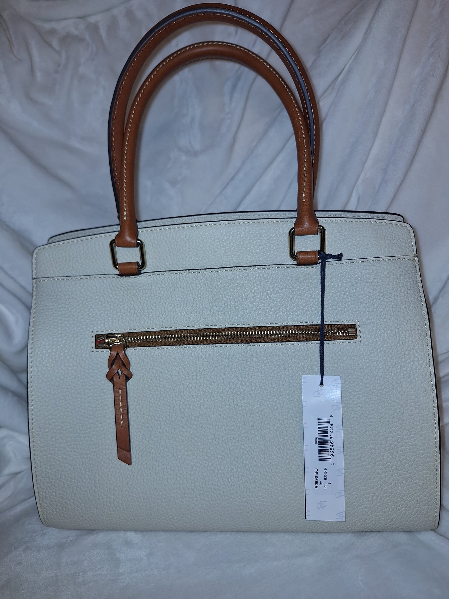 Dooney & Bourke Blair Satchel & Matching Carrington Wristlet Wallet - Bone - NWT (Price Includes Shipping)