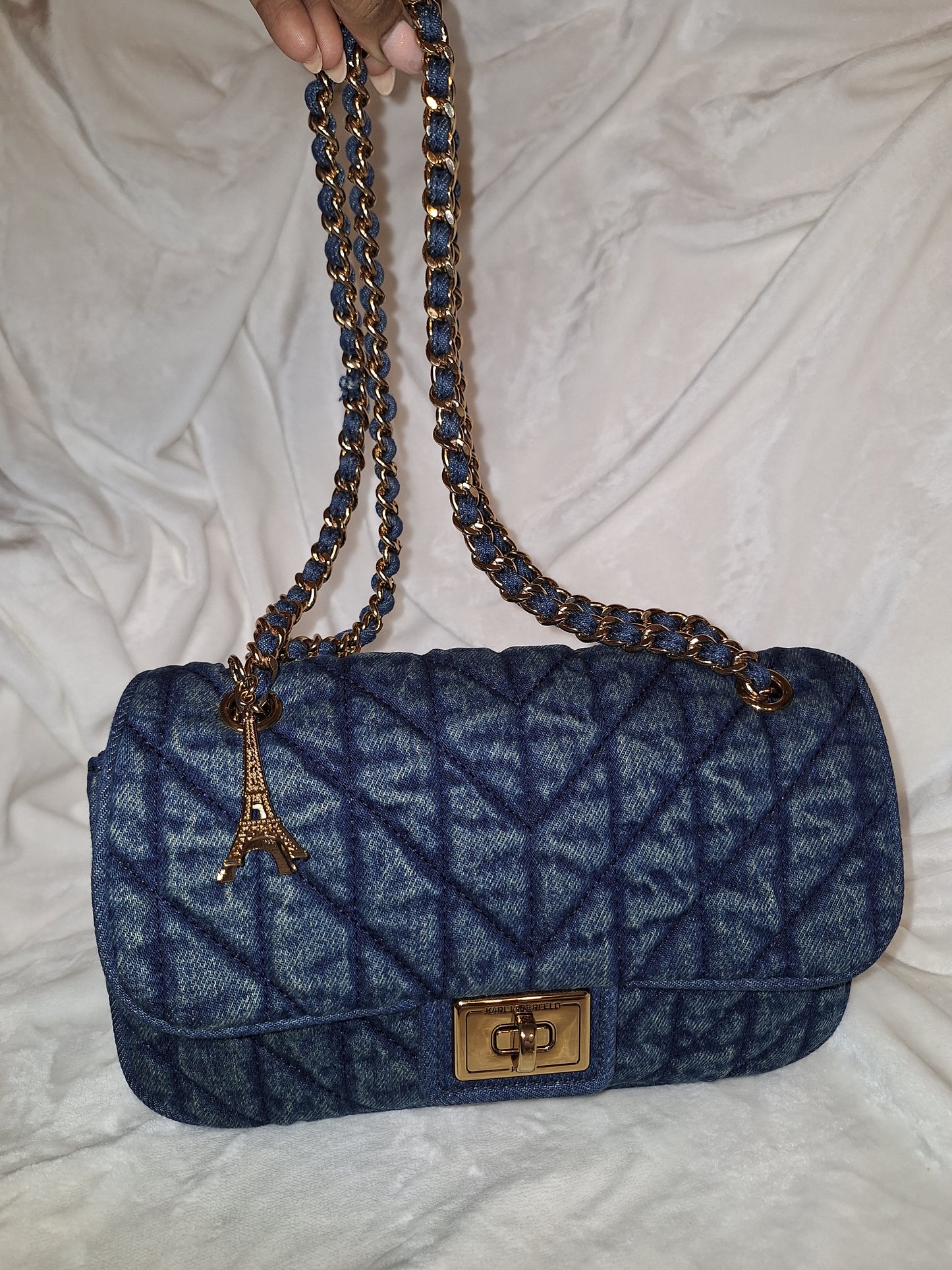 Karl Lagerfeld Agyness - Blue Denim - Regular Size - NWT (Price Includes Shipping)