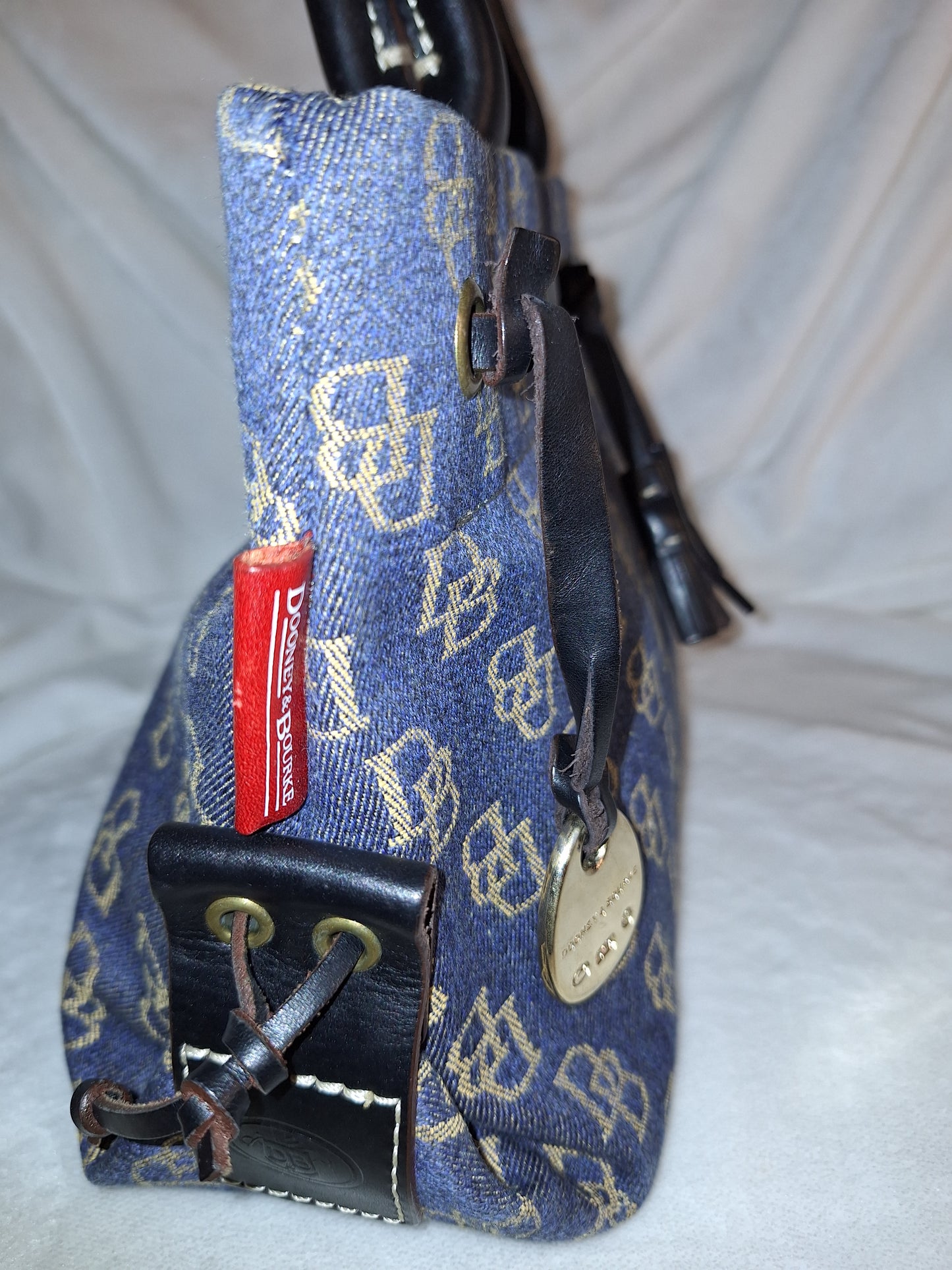 Dooney & Bourke Signature Denim Top Handle Tote/Satchel - EUC (Price Includes Shipping)