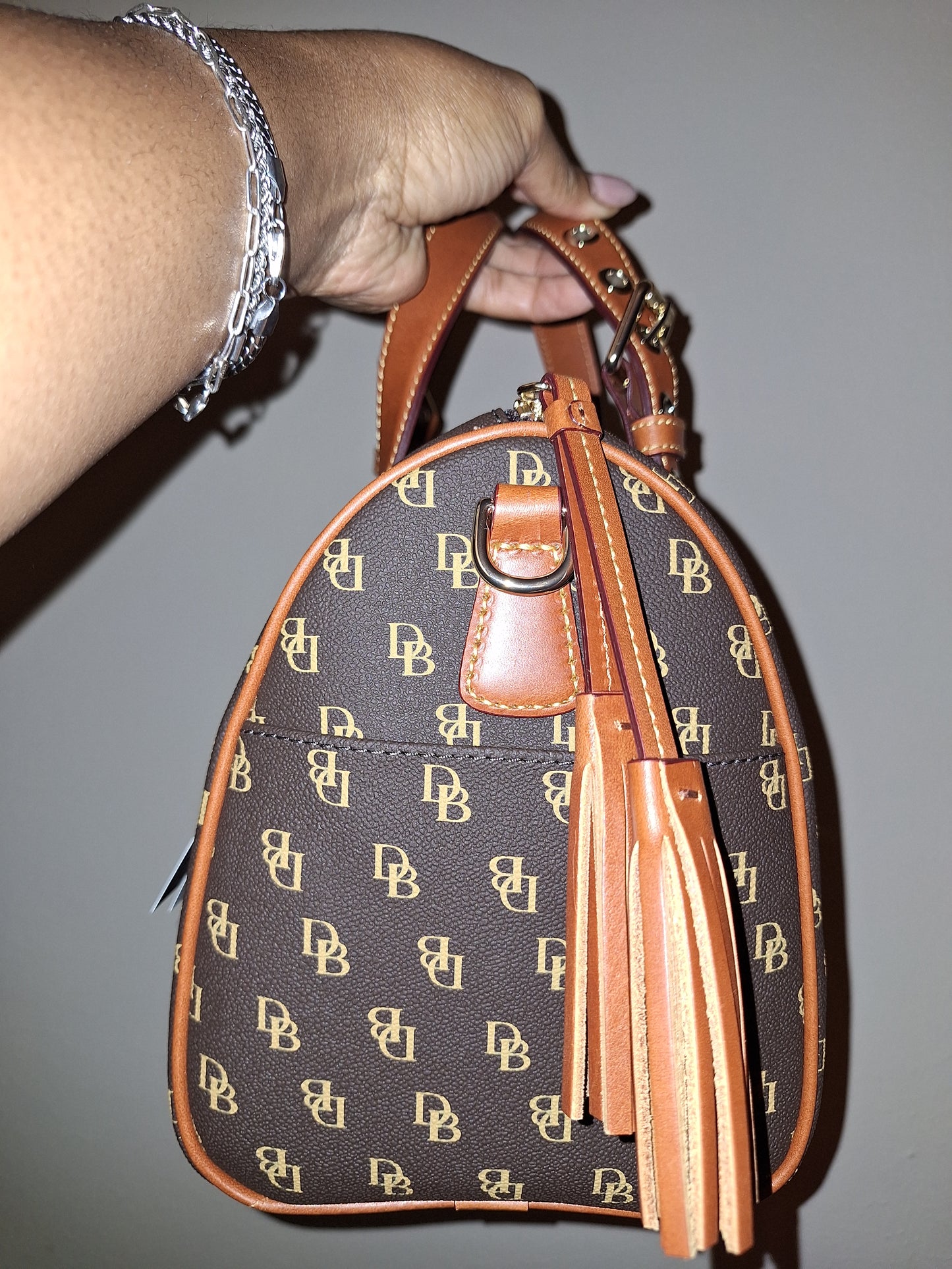 Dooney & Bourke Kendra Satchel - Gretta/Brown/Tan - NWT (Price Includes Shipping)