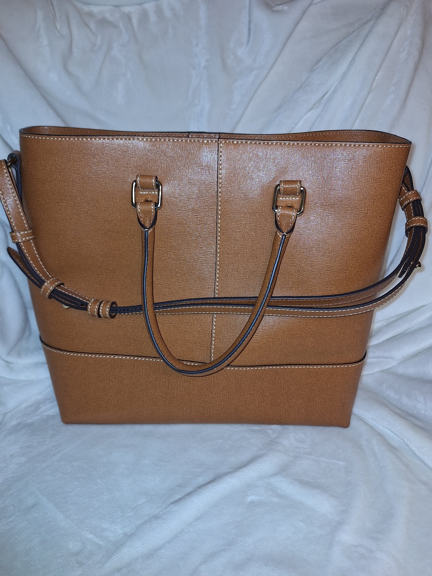 Dooney & Bourke Chelsea Shopper Satchel Bag - Natural - NWT - (Price Includes Shipping)