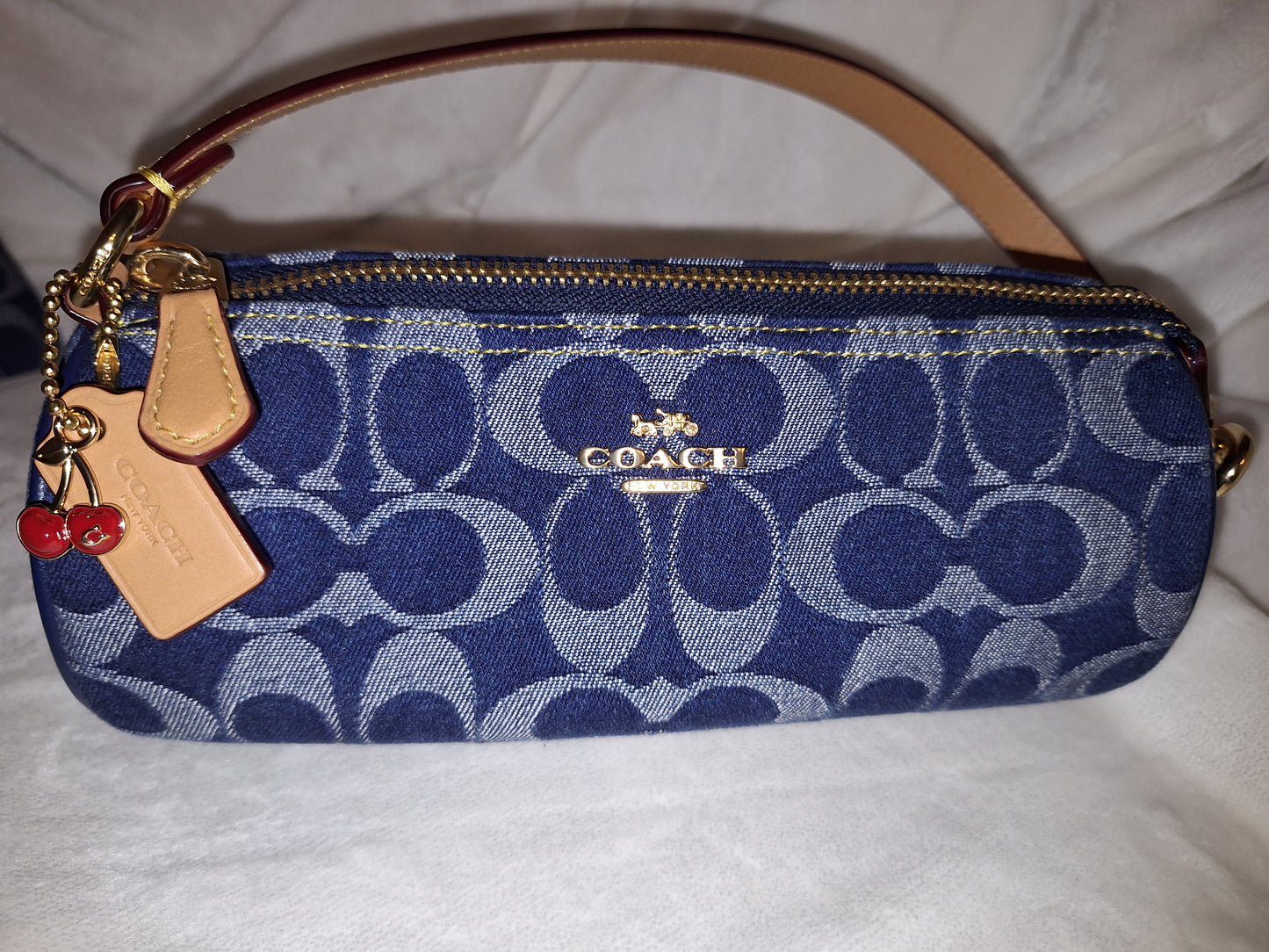 Coach Signature Denim Nolita Barrel - EUC - (Price Includes Shipping)