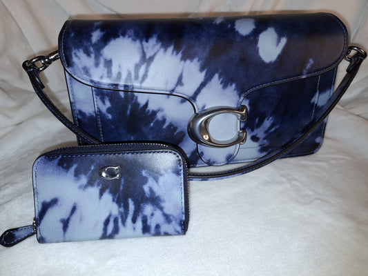Coach Tabby 26 Tie Dye Leather & Matching Wallet - NWT (Price Includes Shipping)