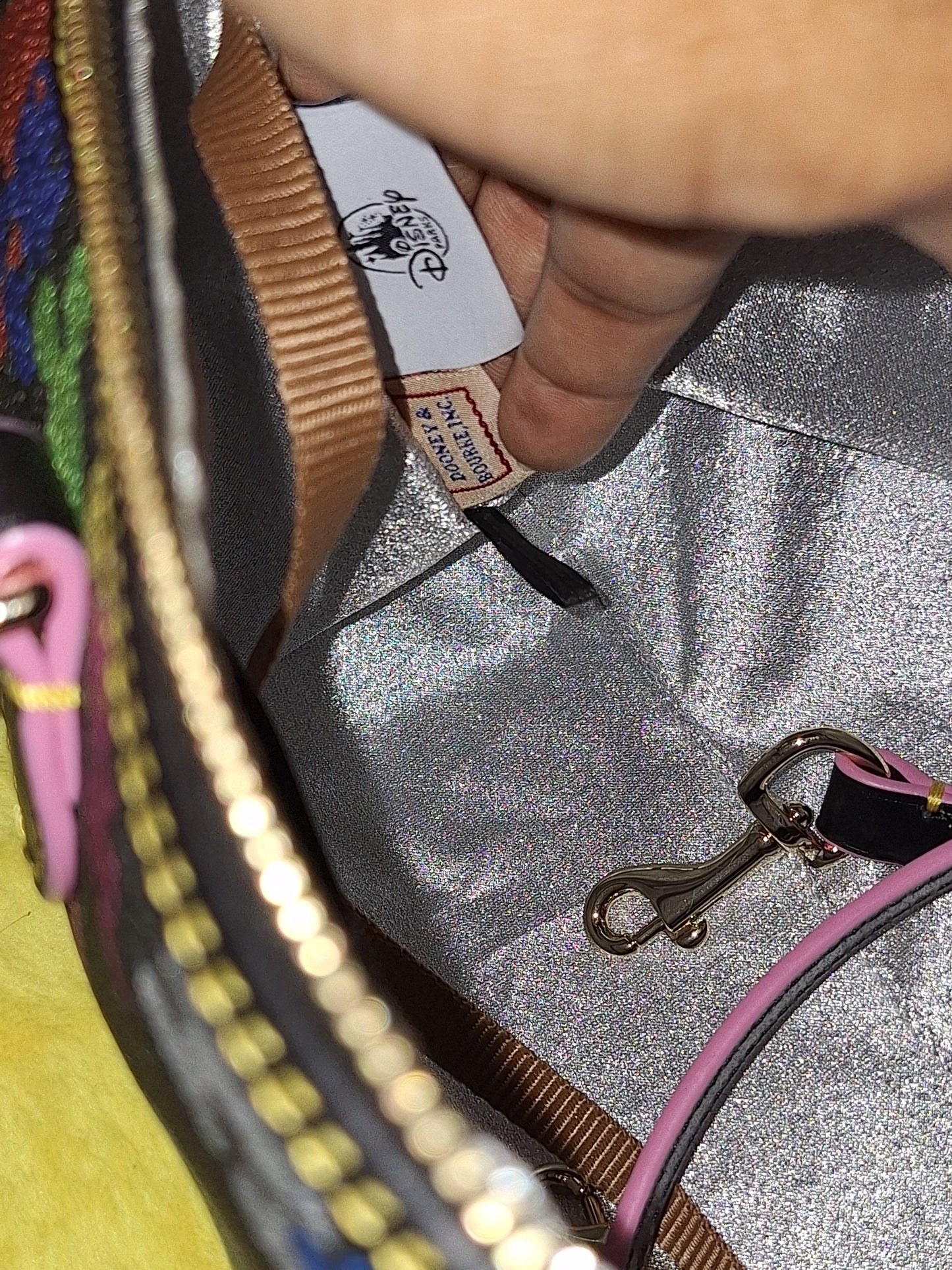 Dooney & Bourke Wonder Mickey 10th Anniversary Satchel - Black - NWT (Comes with 2 Matching Coin Purses - 1 Silver NWT & 1 Black EUC) - Price Includes Shipping