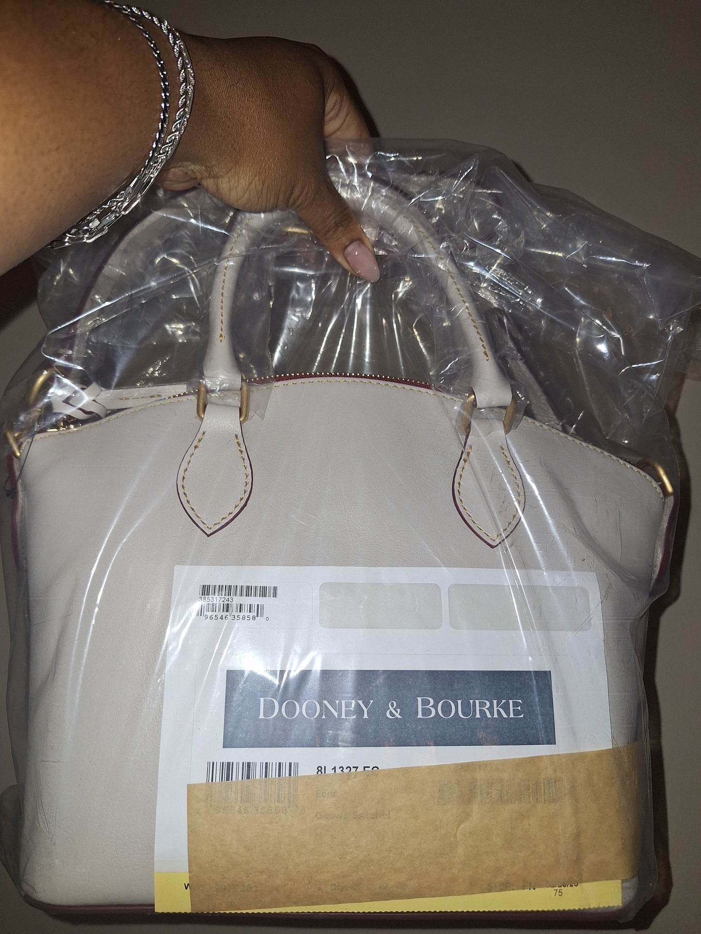 Dooney & Bourke Florentine Geena Satchel - Ecru - NWT (Price Includes Shipping)