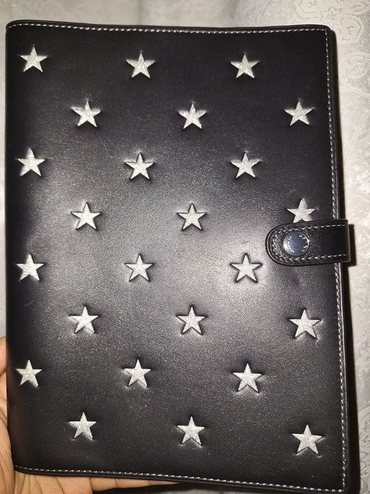 Coach Notebook - Leather - Black/Silver - NWOT (Price Includes Shipping)