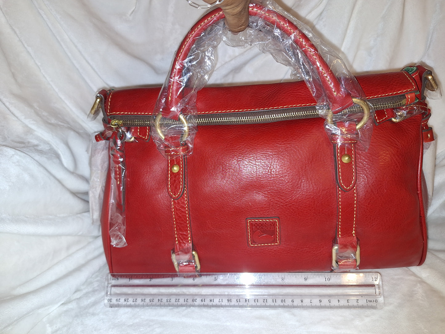 Dooney & Bourke ***(The Original Large)*** Florentine Satchel - Red - NWT (Price Includes Shipping)