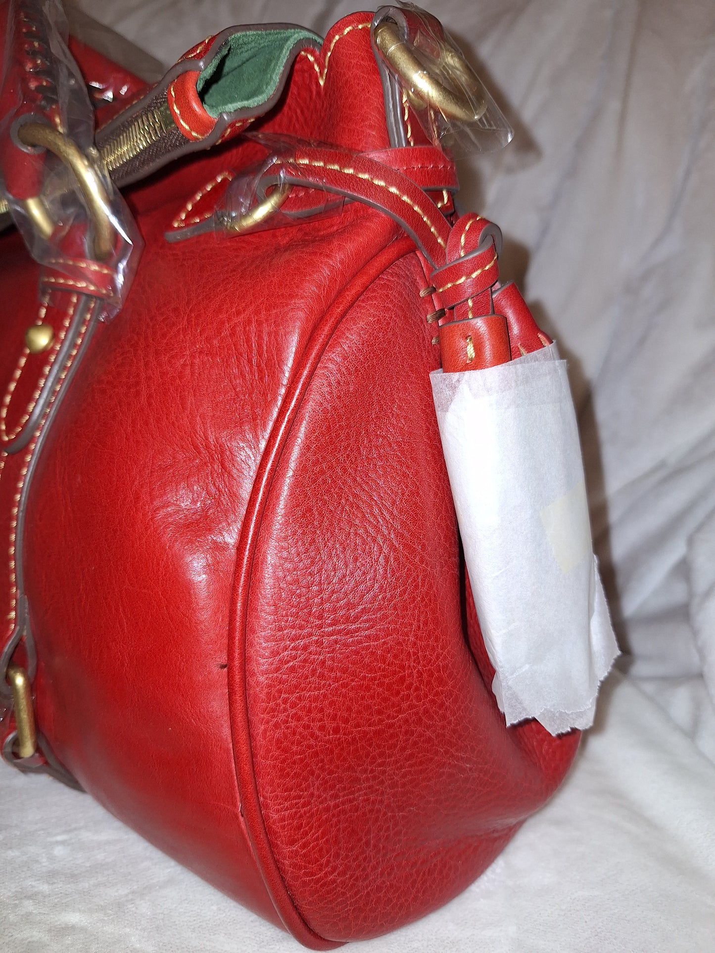 Dooney & Bourke ***(The Original Large)*** Florentine Satchel - Red - NWT (Price Includes Shipping)